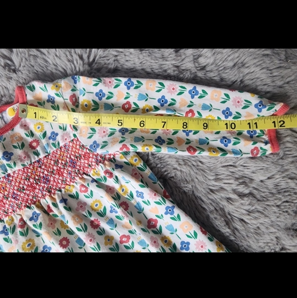 Colorful Floral-print Baby Boden Dress - Picture 6 of 7